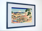 36 Views of Mount Fuji, The Tea plantation of Katakura, Katsushika Hokusai, Japanese Print