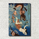 108 Heroes, Tamatori Japanese Fine Art Print, Utagawa Kuniyoshi
