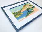 36 Views of Mount Fuji, TThe lake of Hakone in Sagami Province, Katsushika Hokusai, Japanese Print