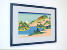 36 Views of Mount Fuji, TThe lake of Hakone in Sagami Province, Katsushika Hokusai, Japanese Print