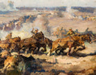 Harold Septimus Power Fine Art Print, The battle before Villers-Bretonneux