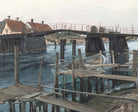 Laurits Andersen Ring Fine Art Print, The bridge at Karrebæksminde