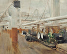 The deck of the S.S. Veronese, Arthur Hacker Fine Art Print