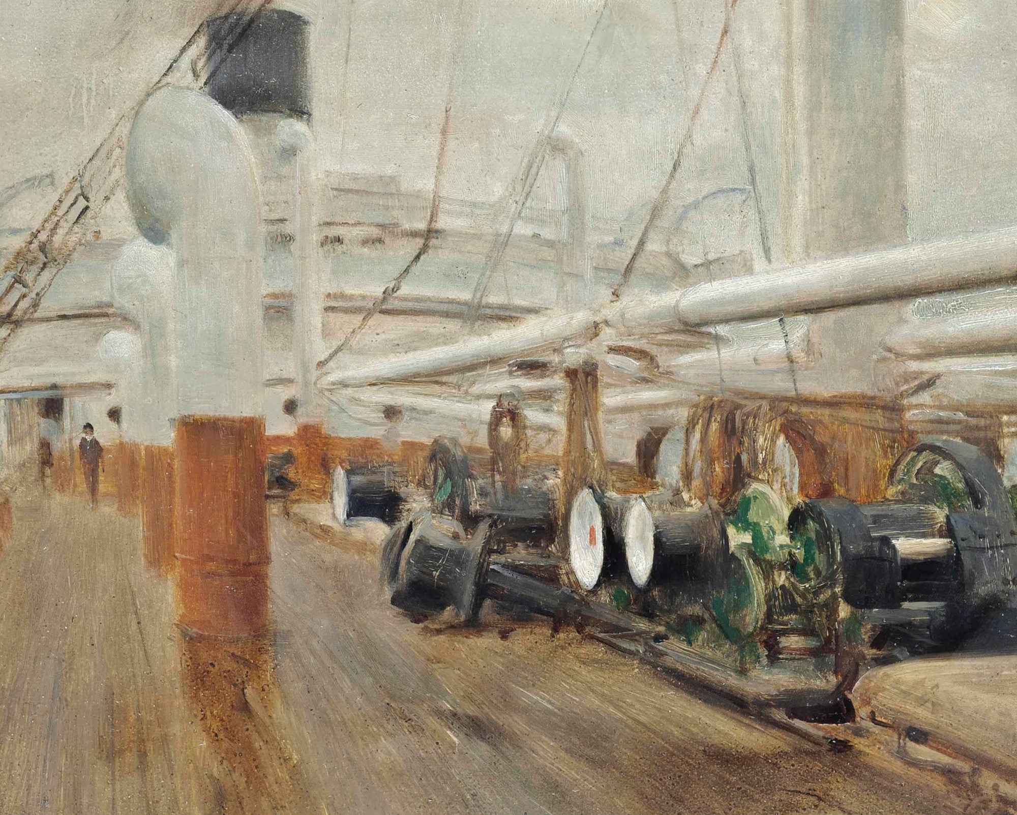 The deck of the S.S. Veronese, Arthur Hacker Fine Art Print