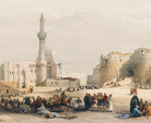 The entrance to the Citadel of Cairo, David Roberts Fine Art Print