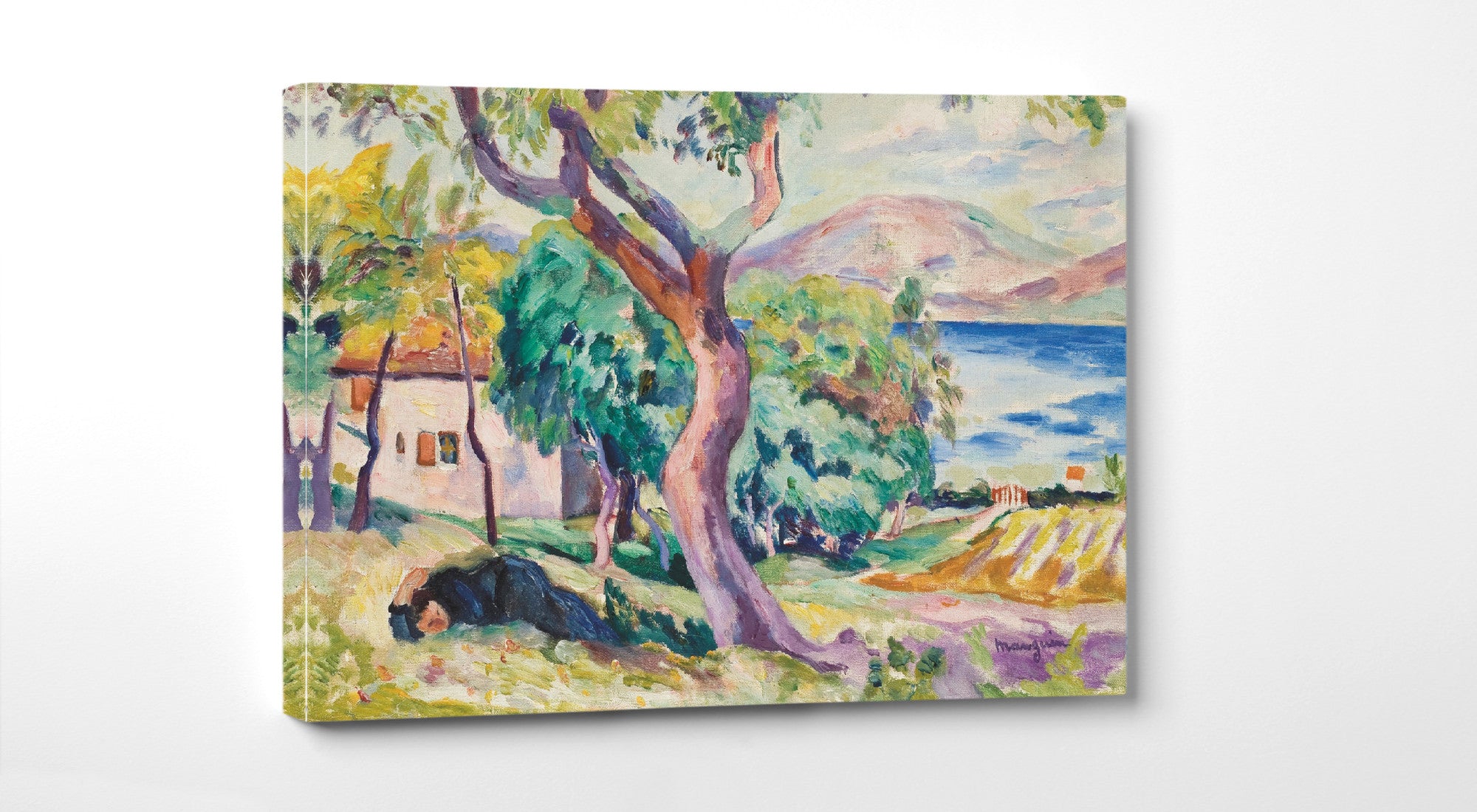 Henri Manguin, The farm in the Gulf of Saint-Tropez