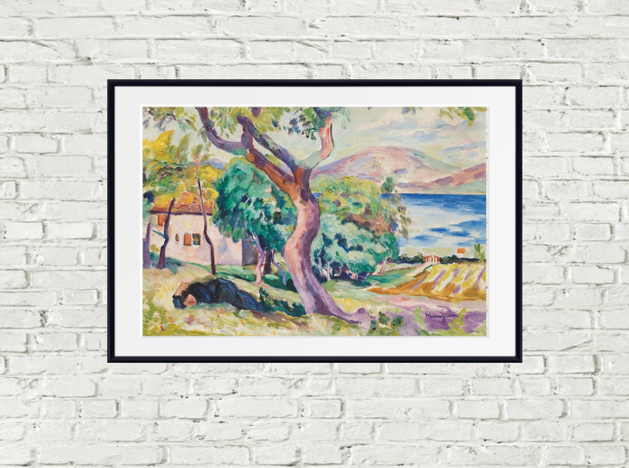 Henri Manguin, The farm in the Gulf of Saint-Tropez