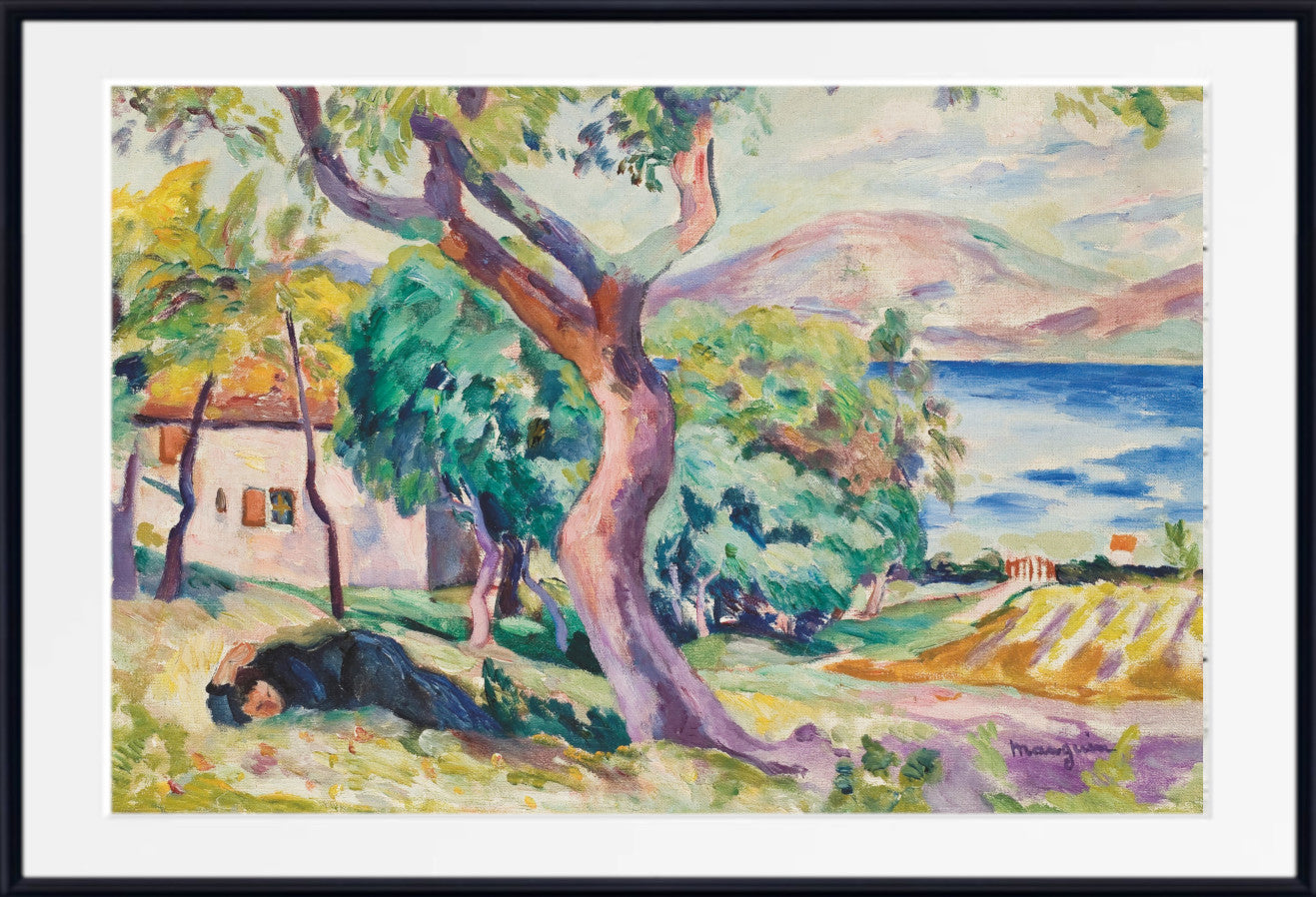 Henri Manguin, The farm in the Gulf of Saint-Tropez
