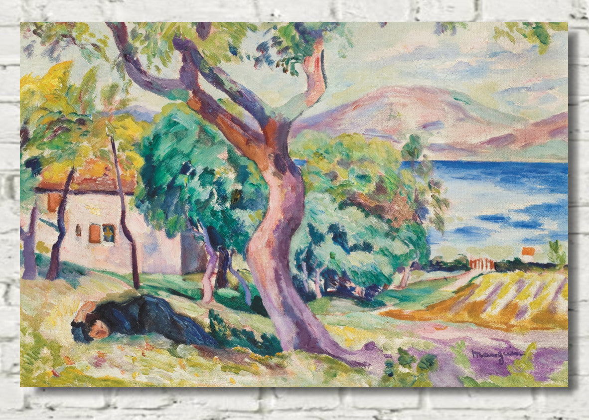 Henri Manguin, The farm in the Gulf of Saint-Tropez