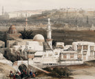 The gate of Citzenib looking towards the desert of Suez Cairo, David Roberts Fine Art Print