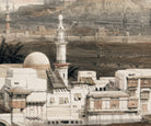 The gate of Citzenib looking towards the desert of Suez Cairo, David Roberts Fine Art Print