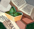 Juan Gris Crystal Cubism Fine Art Print, The green carpet