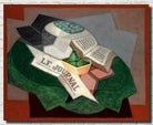 Juan Gris Crystal Cubism Fine Art Print, The green carpet