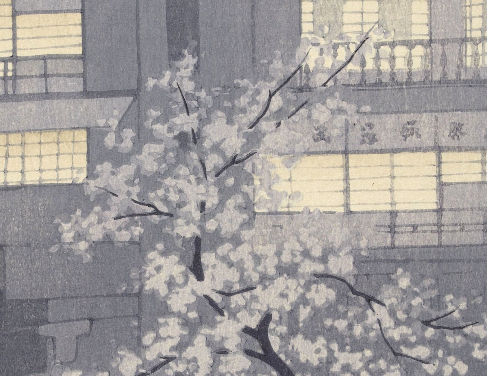 The hot springs of Shuzenji Shuzenji onsen, Kasamatsu Shiro, Japanese Art Print