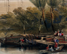 The hypaethral temple at Philae, David Roberts Fine Art Print