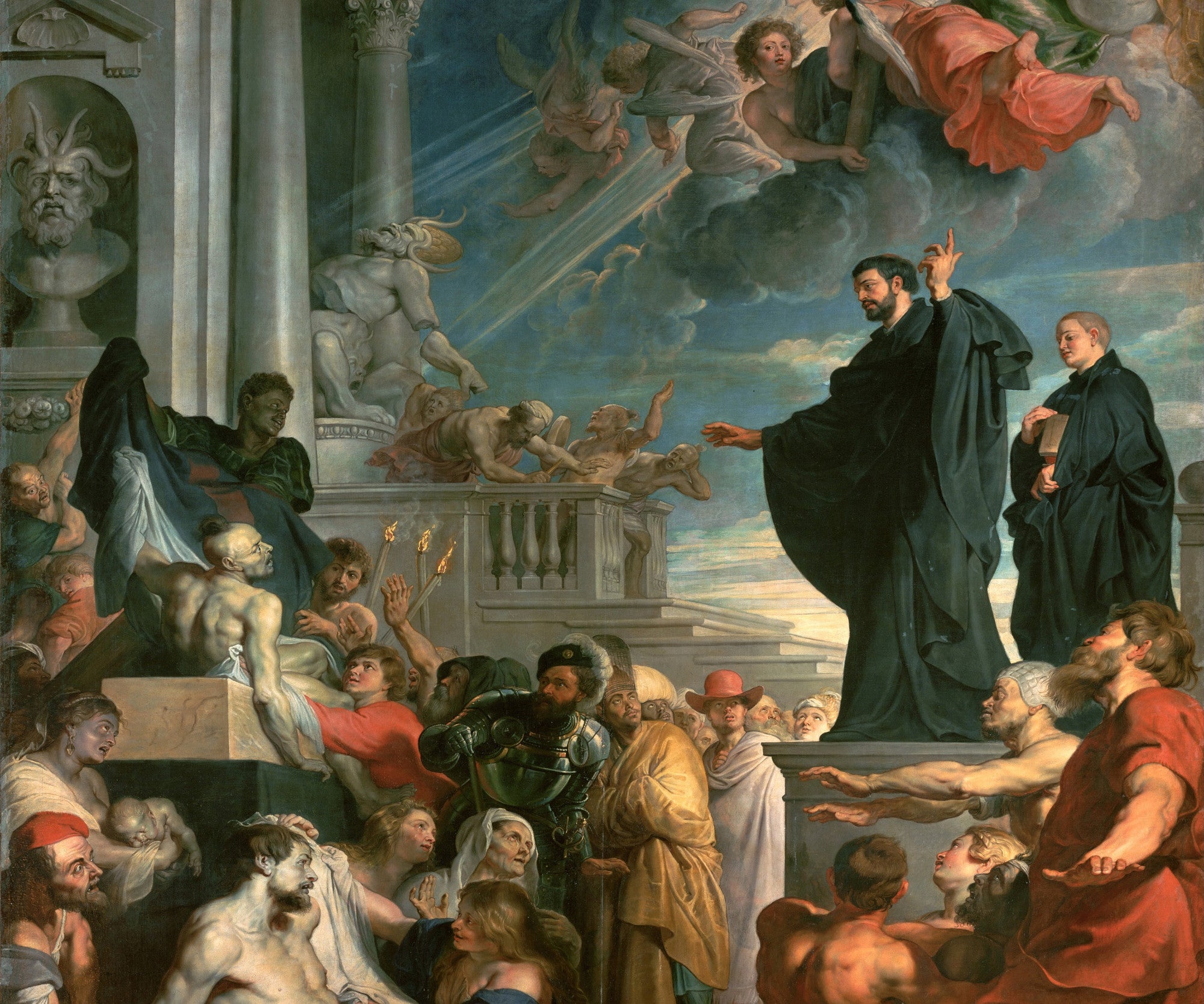 The miracles of St. Francis Xavier, Peter Paul Rubens Fine Art print