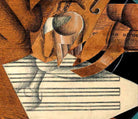 Juan Gris Crystal Cubism Fine Art Print, The musician's table