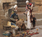 Raphael von Ambros Fine Art Print : The Old Shoe Maker, Cairo