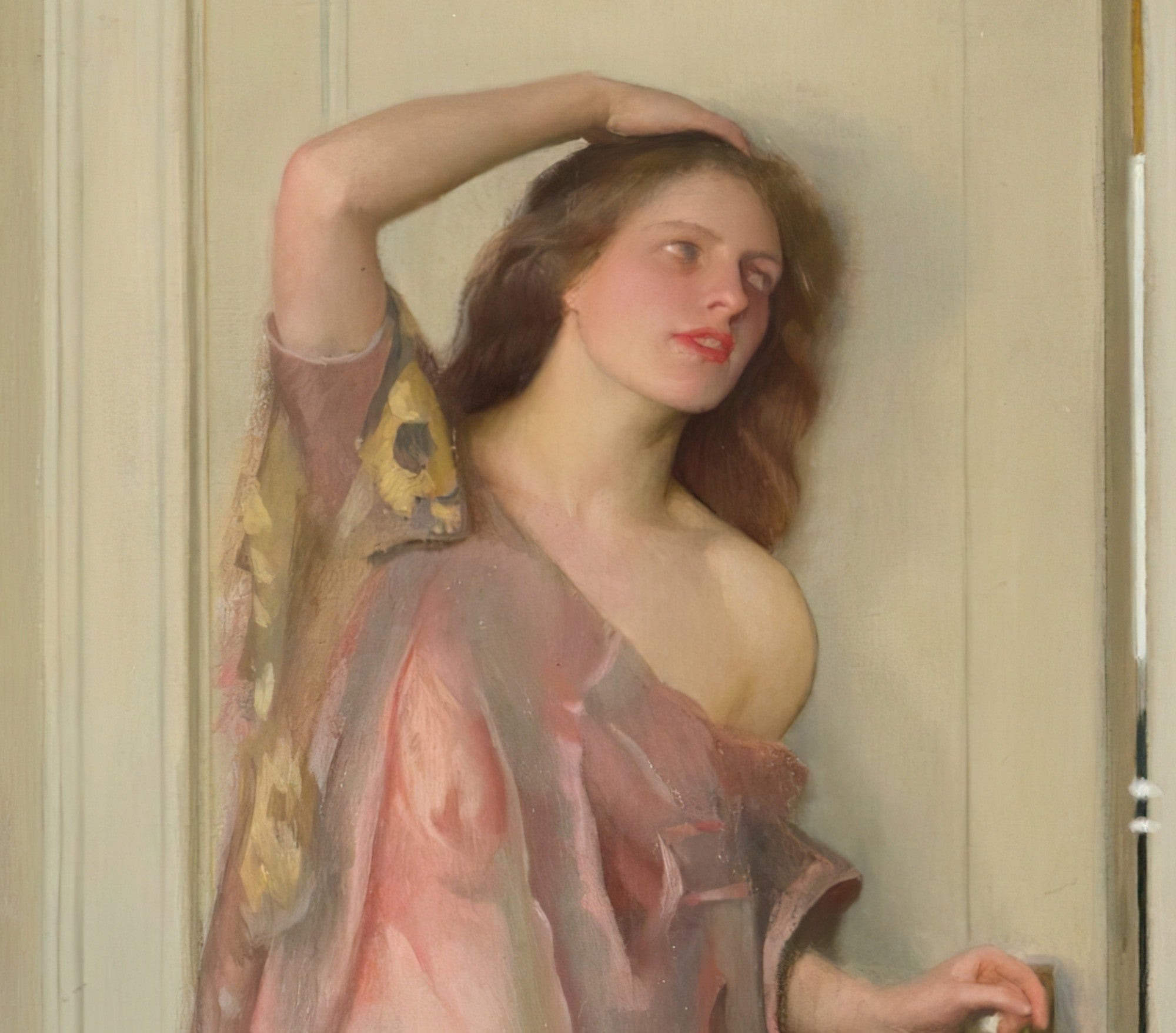 The other door, William McGregor Paxton Fine Art Print