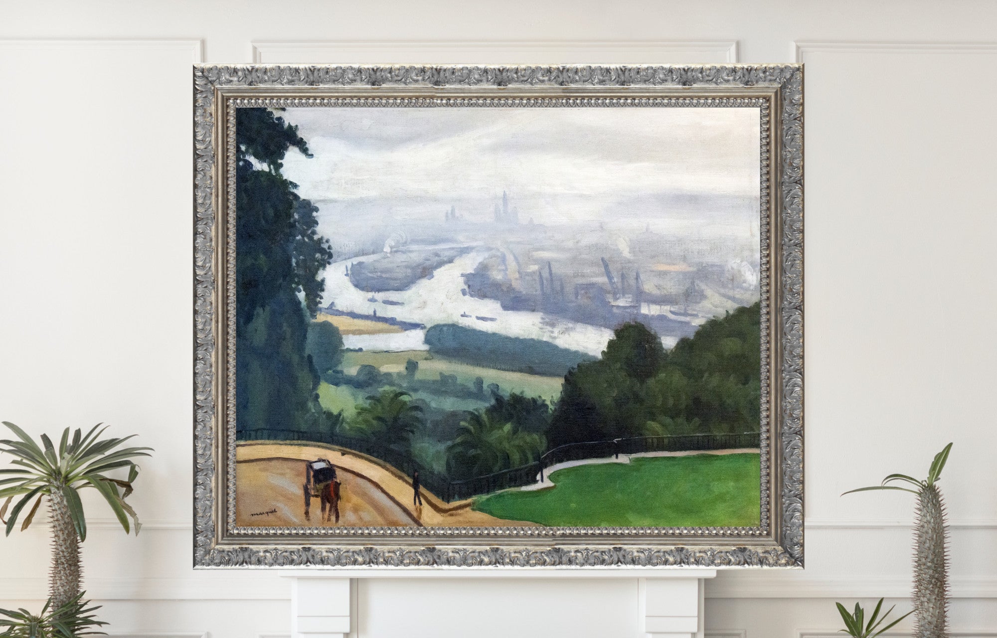 The port of Rouen, Albert Marquet, French Industrial Landscape