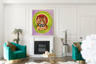 The Psychedelic Kitten, Louis Wain Fine Art Print