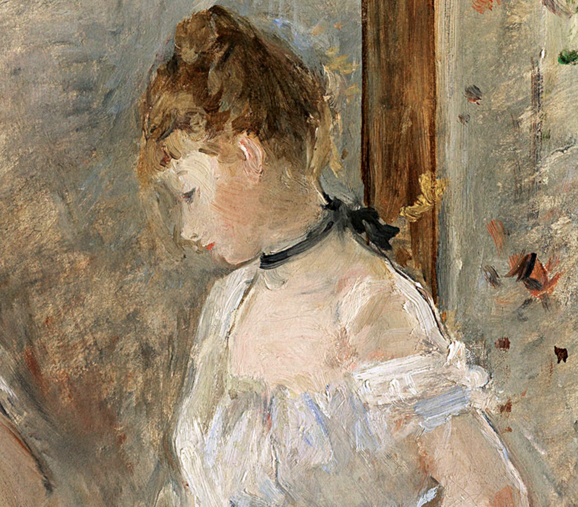 Berthe Morisot, French Fine Art Print : The psyche mirror