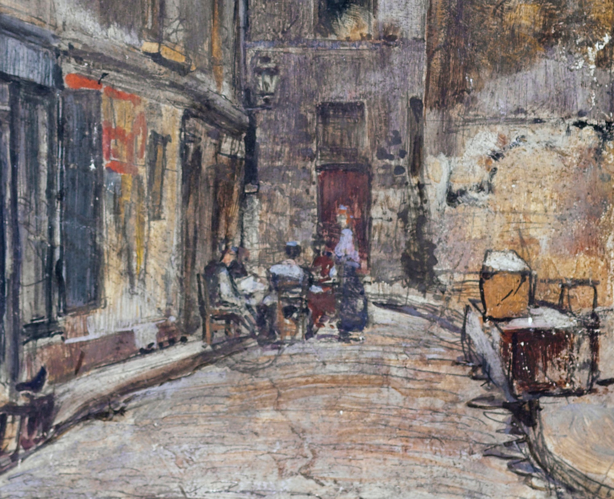 Frederic Anatole Houbron Fine Art Print, The rue Taille-Pain