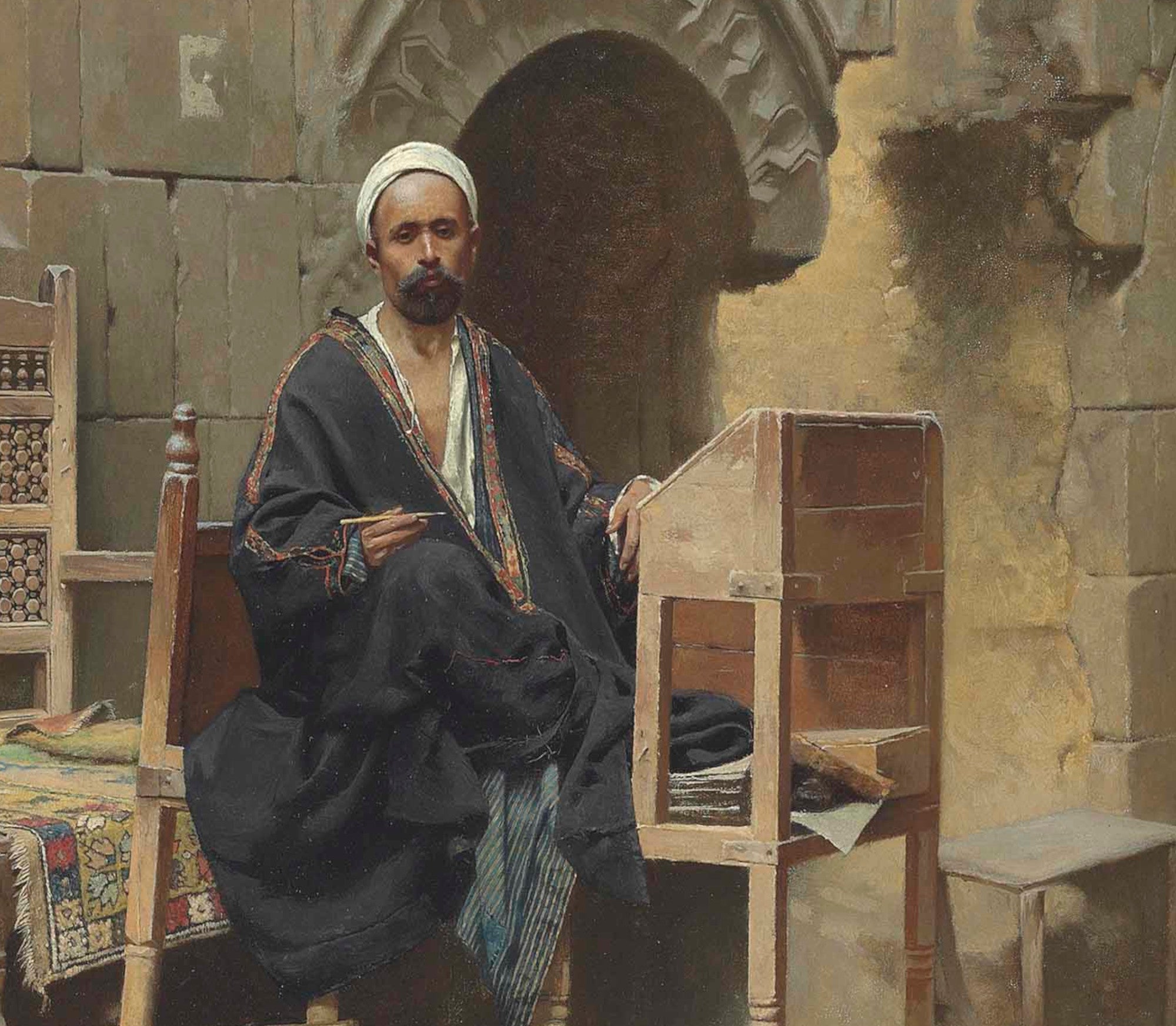 Raphael von Ambros Fine Art Print : The Scribe