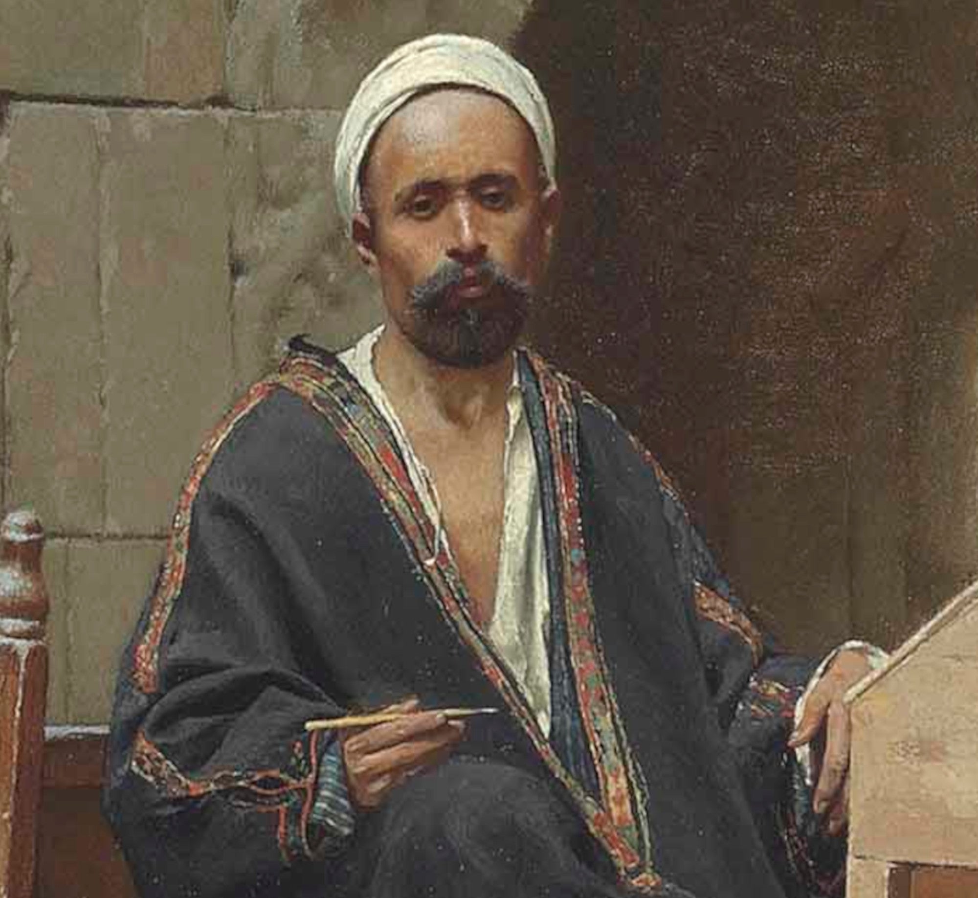 Raphael von Ambros Fine Art Print : The Scribe