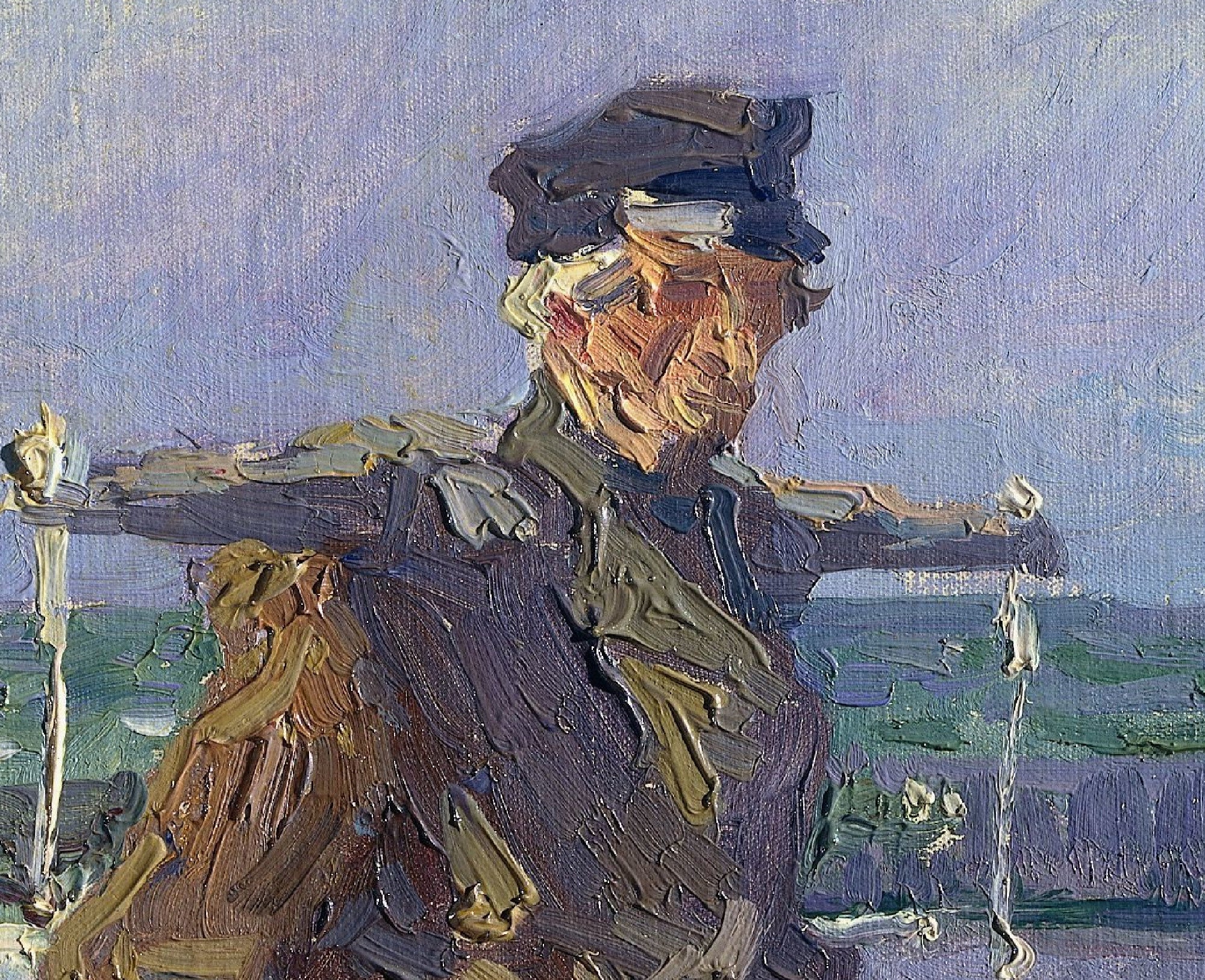 Jan Toorop Fine Art Print, The shell fisherman