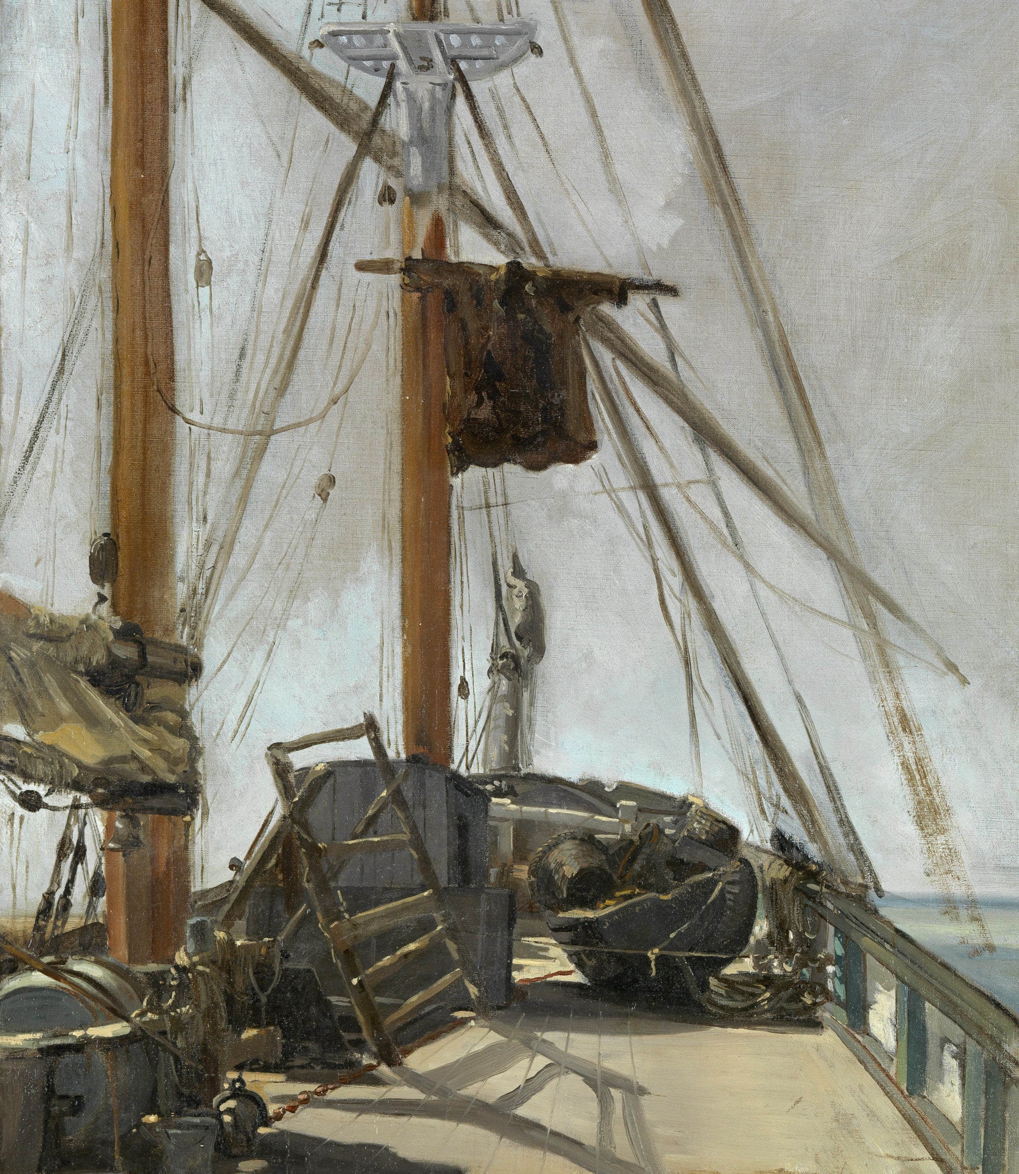 Édouard Manet, French Impressionist Fine Art Print : The Ships Deck