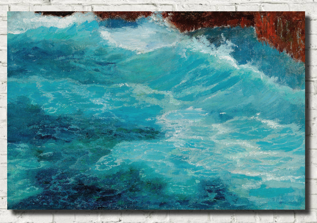 The surge in Lacroma, Karl Mediz Fine Art Print