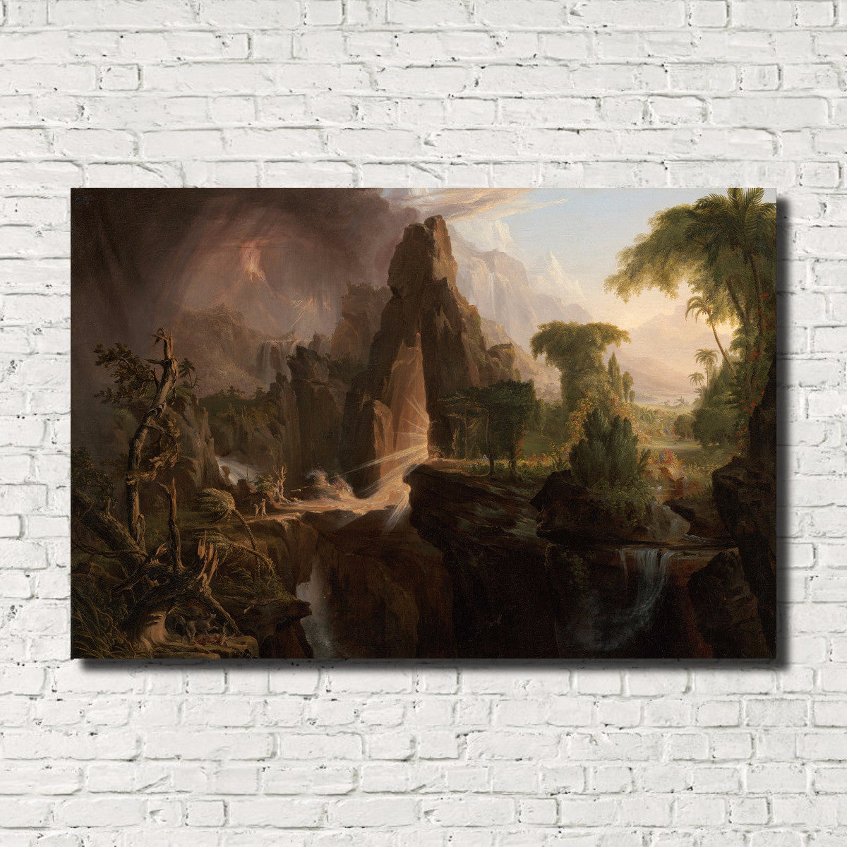 Thomas Cole, Old Masters Fine Art Print, Expulsion from the Garden of Eden