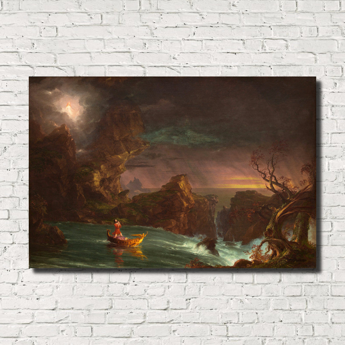 Thomas Cole, Old Masters Fine Art Print, The Voyage of Life: Manhood