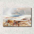 Thomas Moran Landscape Print : Yellowstone Hot Springs