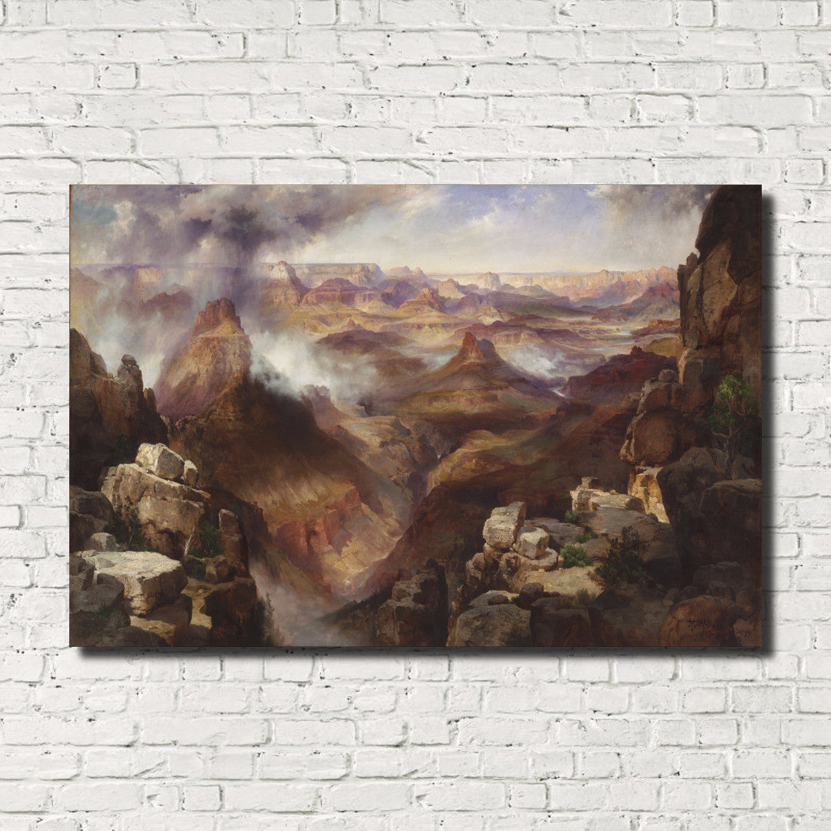 Thomas Moran Landscape Print : Grand Canyon