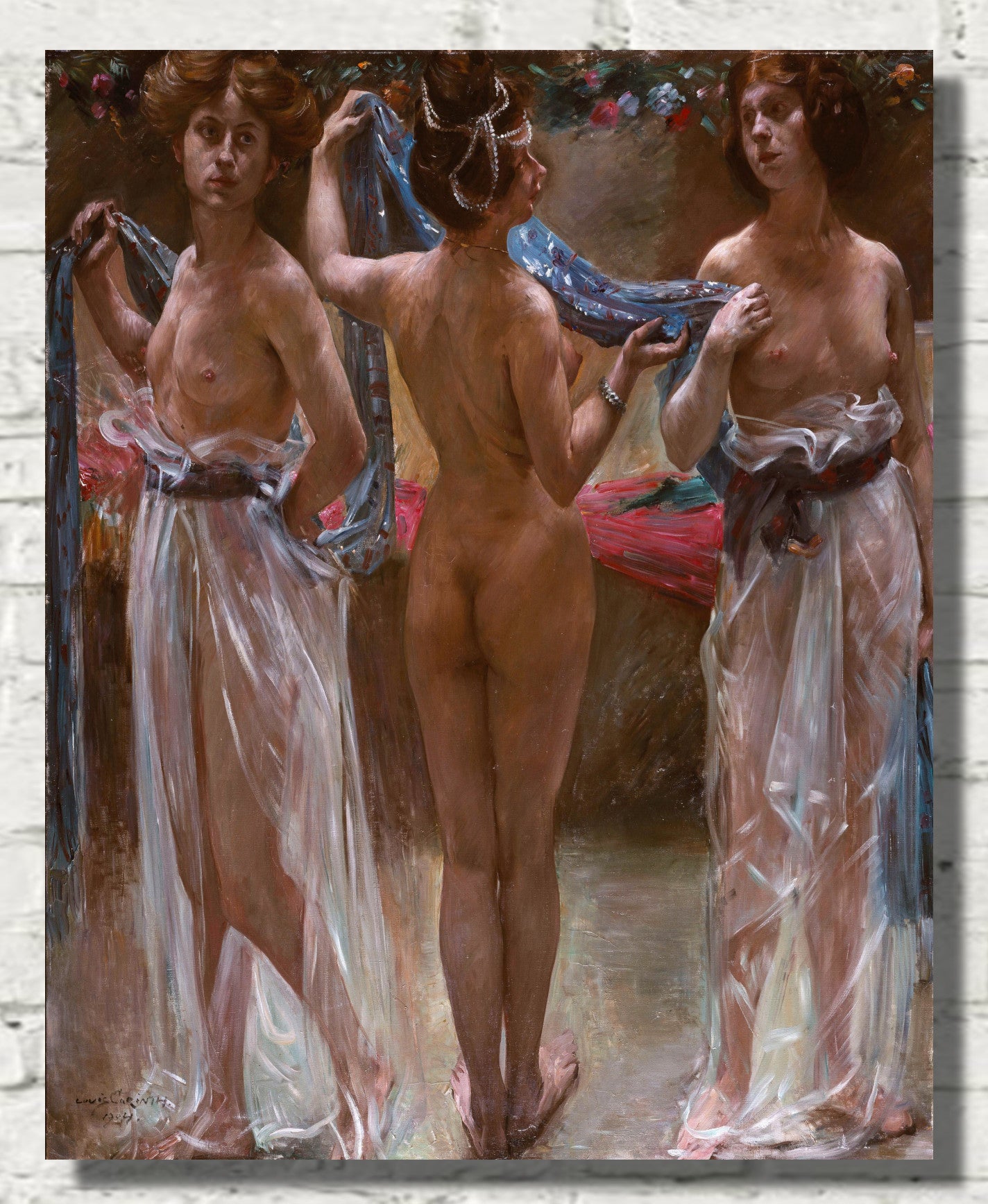 Three Graces, Lovis Corinth Fine Art Print