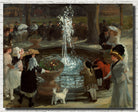 Throbbing Fountain, Madison Square, John Sloan Fine Art Print