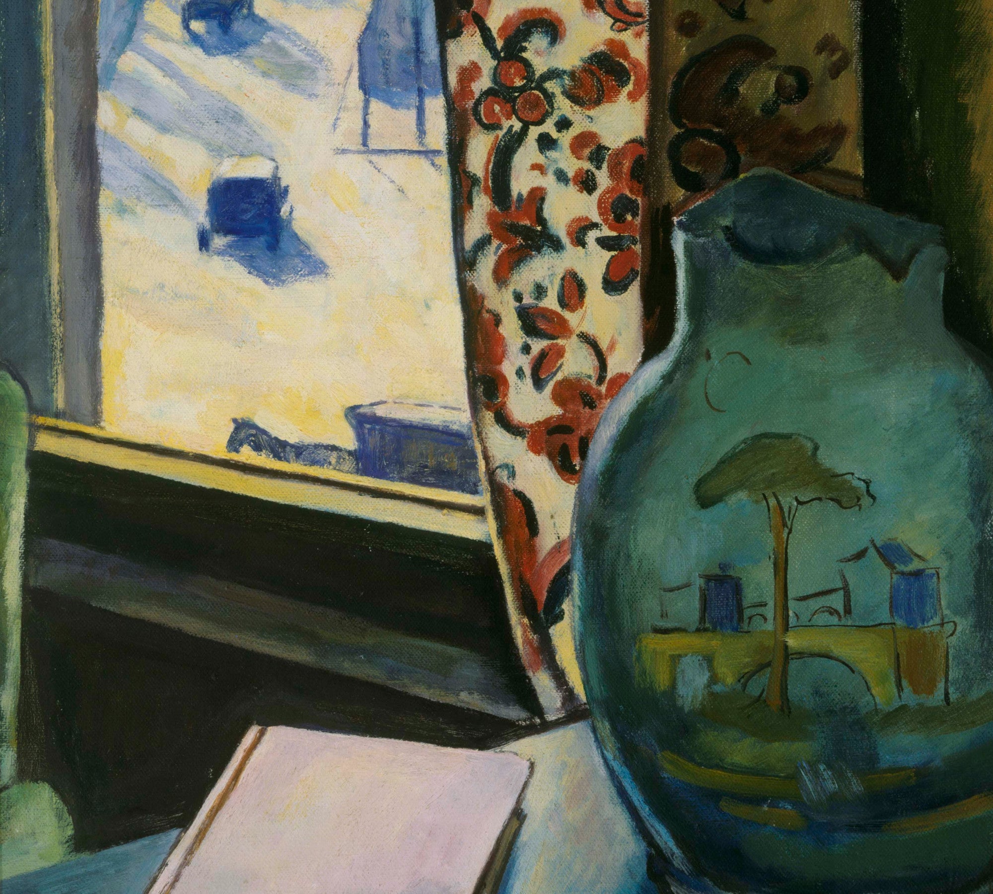 Through the Window, Samuel Halpert Fine Art Print