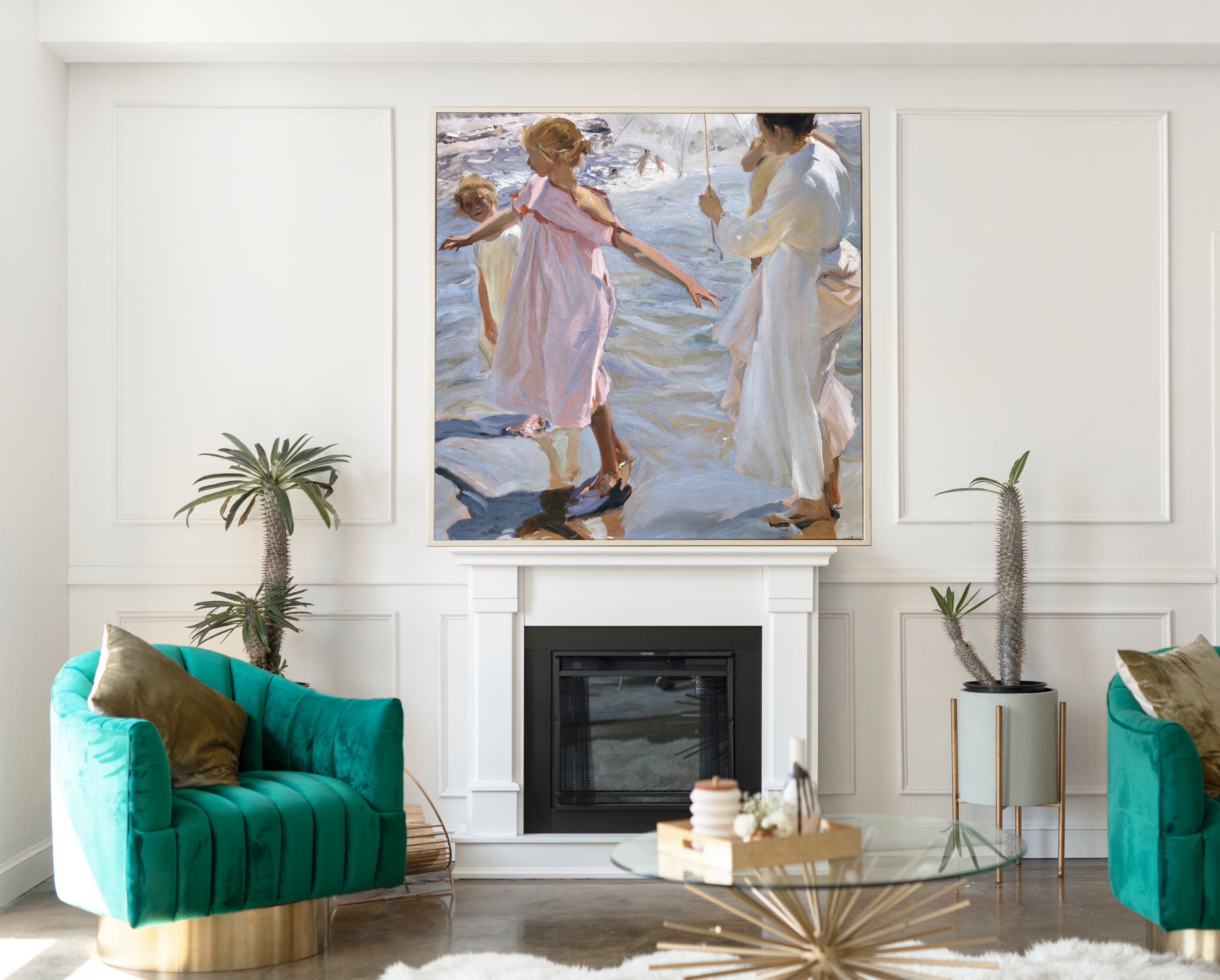 Time for a Bathe, Valencia, Joaquín Sorolla Fine Art Print