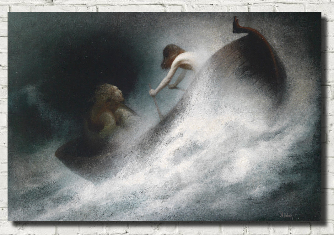 Karl Wilhelm Diefenbach Fine Art Print, Towards Salvation