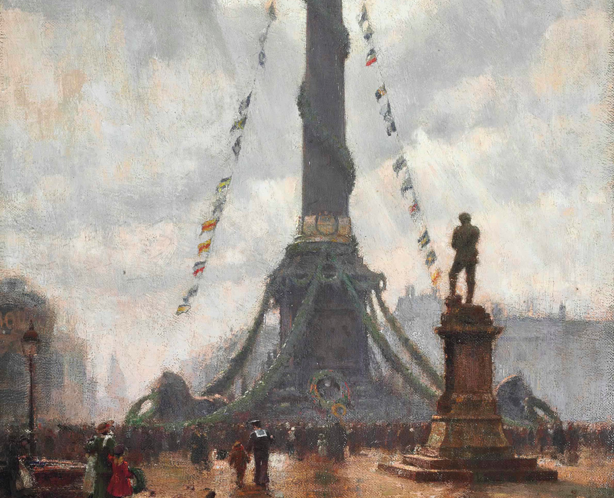 Trafalgar Day, William Logsdail Fine Art Print