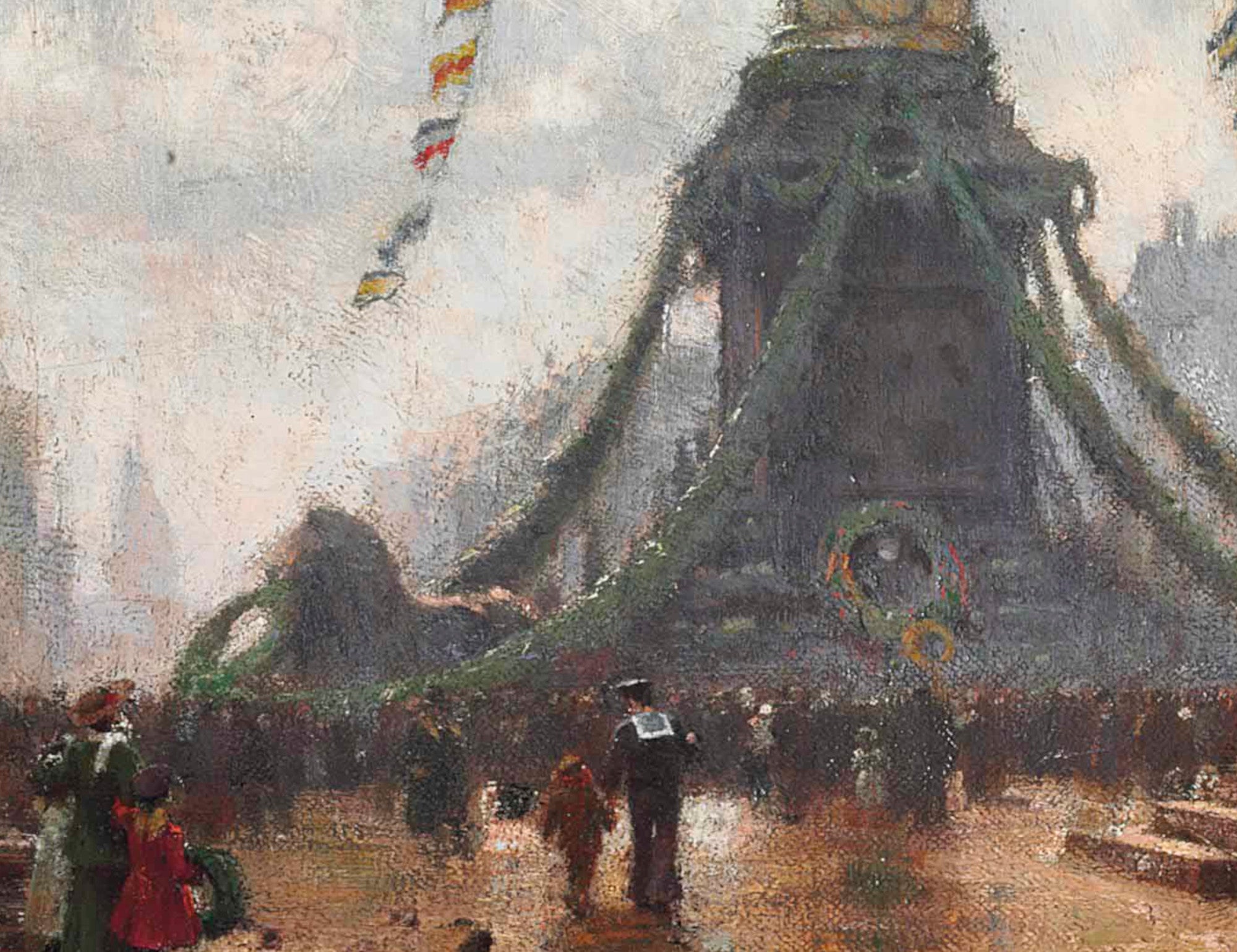 Trafalgar Day, William Logsdail Fine Art Print