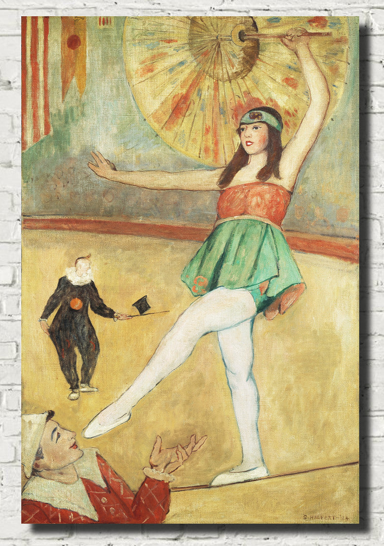 Trapeze Artist, Samuel Halpert Fine Art Print