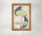 Hilma Af Klint Abstract Framed Art Print, Tree of Knowledge No. 5