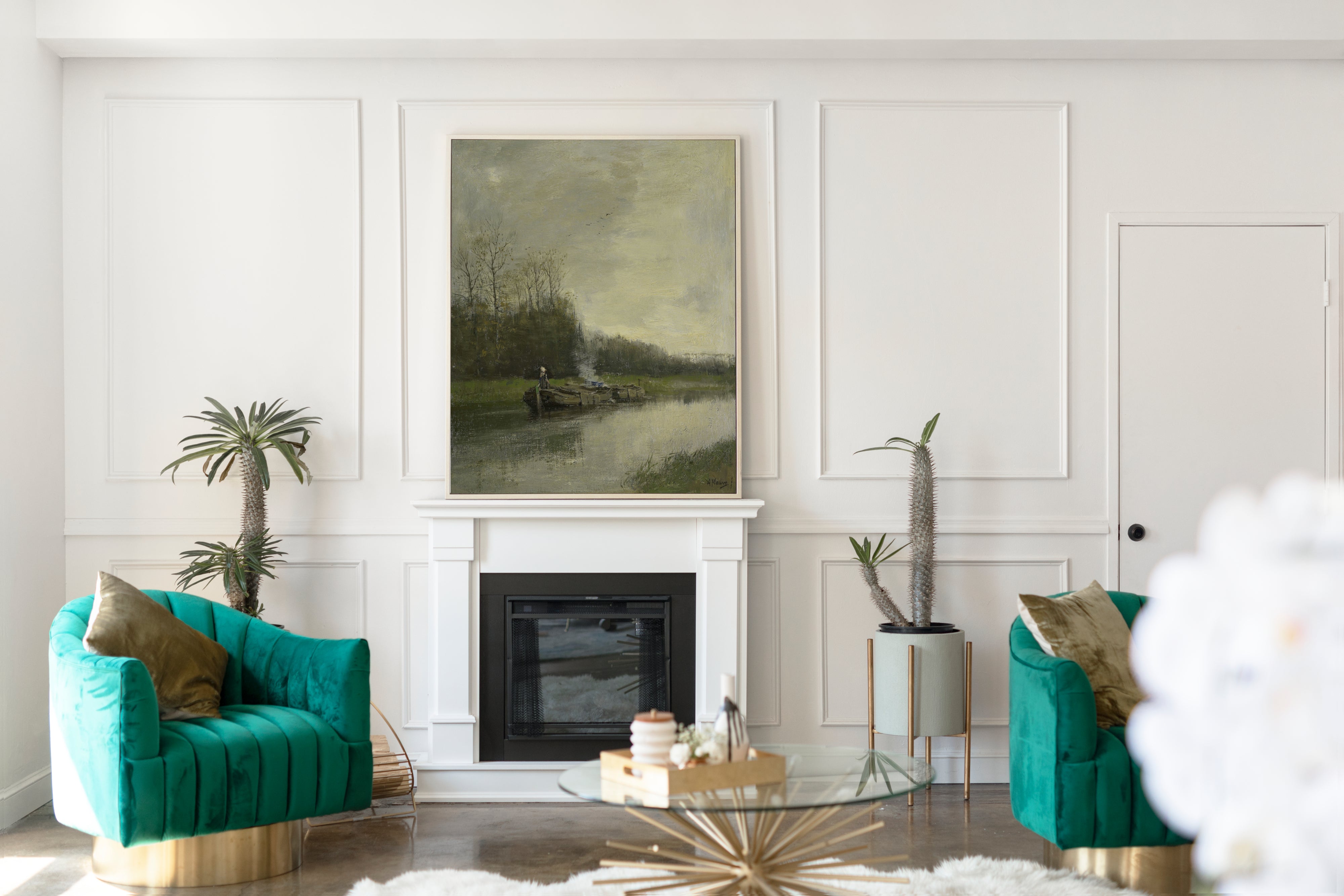 Trekking, Anton Mauve Fine Art Print