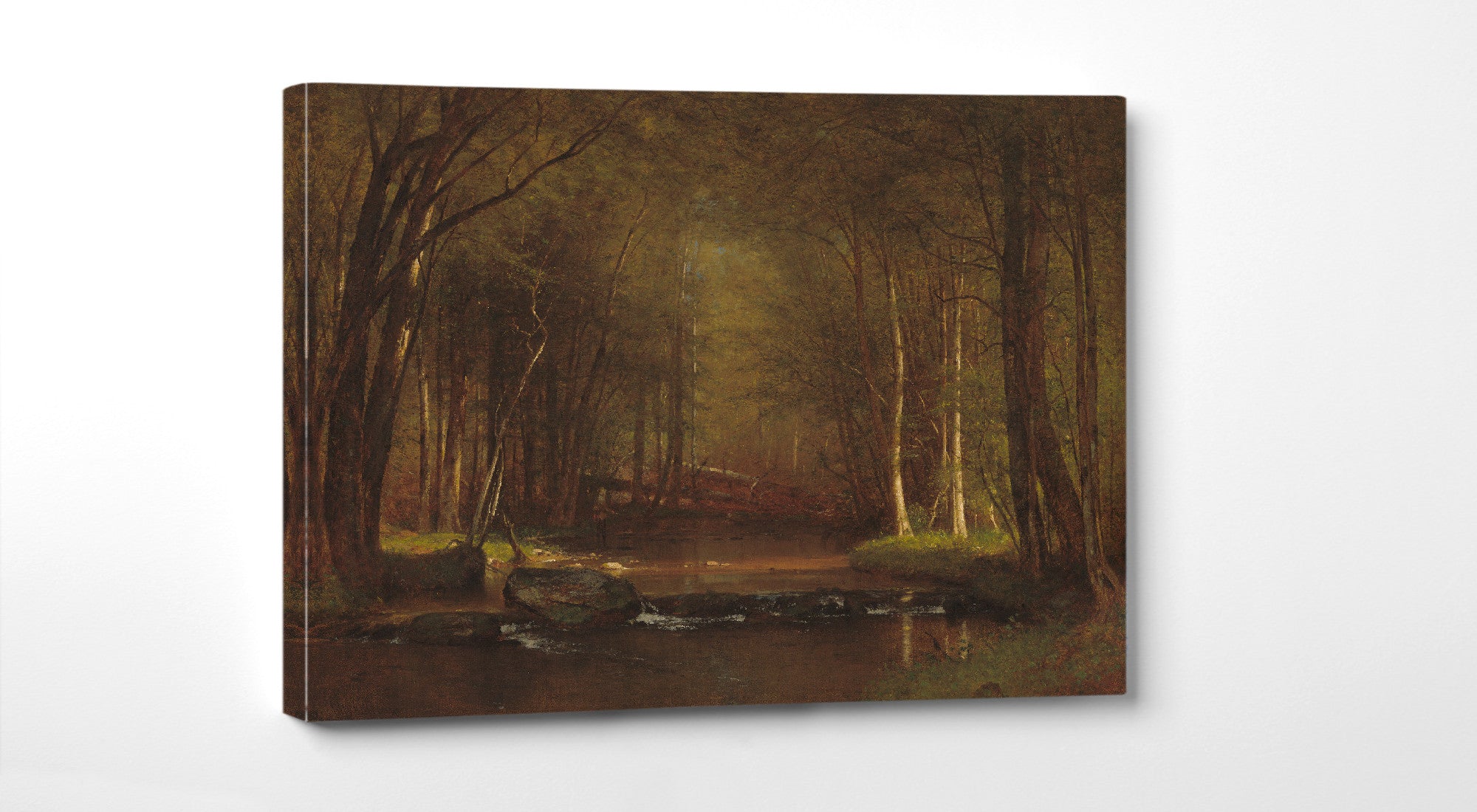 Trout Brook in the Catskills Worthington Whittredge