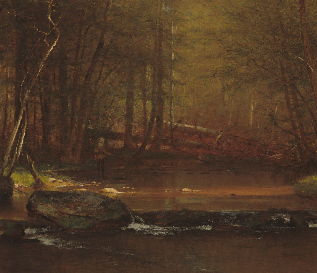 Trout Brook in the Catskills Worthington Whittredge