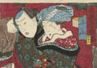 Utagawa Kunisada, Japanese Shunga Art Print : Tsuchiyama, The erotic road to the capital