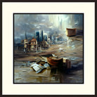 Tumbled City, Framed Urban Abstract Fine Art Print